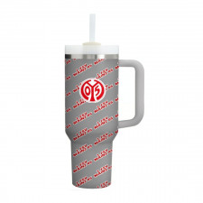 FSV Mainz Football Club Quencher H2.0 FlowState Stanley Tumbler 40oz 1.18L - Mainz Football Club Medley Monogram Wordmark