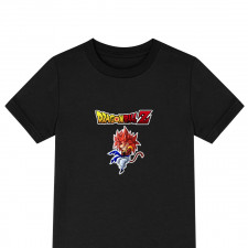 Dragon Ball Gogeta Tee Shirt T-Shirt Short Sleeve - Gogeta Red hair