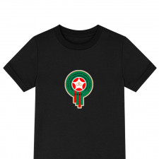 Morocco National Football Tee Shirt T-Shirt Short Sleeve - Morocco National Football Logo