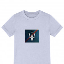 Maserati Tee Shirt T-Shirt Short Sleeve - Maserati Logo Red Zipper