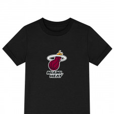 NBA Miami Heat Tee Shirt T-Shirt Short Sleeve - Miami Heat Team Single Logo