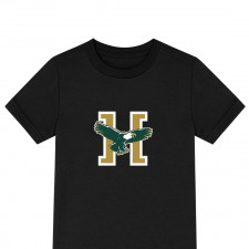 Husson University Eagles Tee Shirt T-Shirt Short Sleeve - Husson University Eagles College Football Team Single Logo