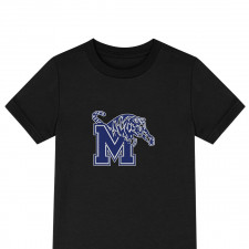 Memphis Tigers Tee Shirt T-Shirt Short Sleeve - Memphis Tigers College Football Team Single Logo