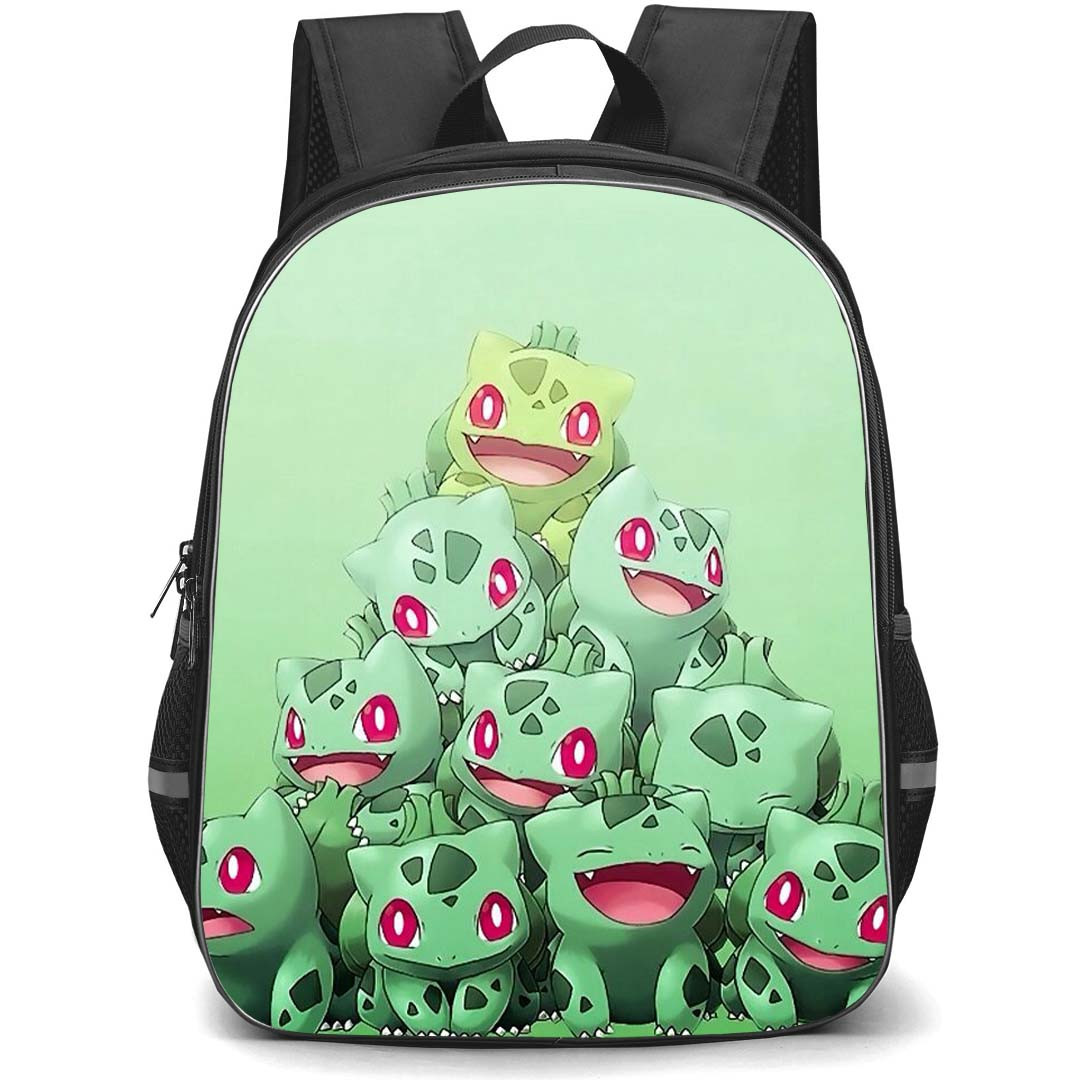 Pokemon Bulbasaur Backpack StudentPack - Bulbasaur On The Top Of Each Other