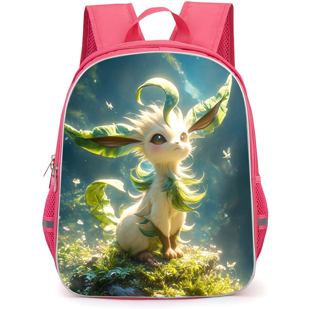 Pokemon Leafeon Backpack StudentPack - Leafeon Sitting 3D Art