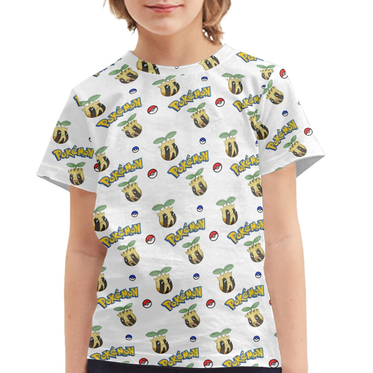 Pokemon Sunkern Tee Shirt T-Shirt Short Sleeve - Sunkern Character Series Art