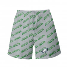 NFL Philadelphia Eagles Beach Shorts Swim Pants Swimming Trunks - Philadelphia Eagles Medley Monogram Wordmark
