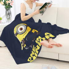 Minions Stuart Blanket Throw - Stuart One In A Minion Illustration