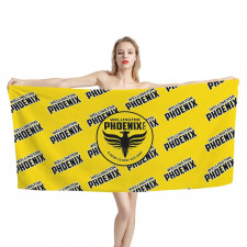 Wellington Phoenix FC Bath Beach Towel - Wellington Football Club Medley Monogram Wordmark