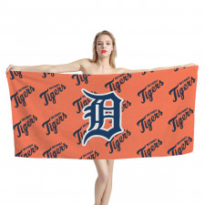 MLB Detroit Tigers Bath Beach Towel - Detroit Tigers Medley Monogram Wordmark