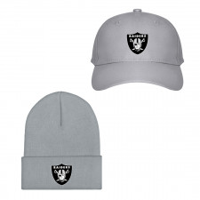 NFL Las Vegas Raiders Baseball Cap Beanie Hat - Las Vegas Raiders Team Single Logo