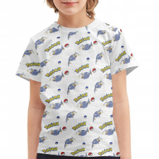 Pokemon Lanturn Tee Shirt T-Shirt Short Sleeve - Lanturn Character Series Art