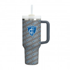 Empoli FC 1909 Football Club Quencher H2.0 FlowState Stanley Tumbler 40oz 1.18L - Empoli Football Club Medley Monogram Wordmark