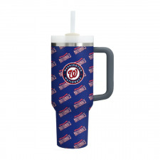 MLB Washington Nationals Quencher H2.0 FlowState Stanley Tumbler 40oz 1.18L - Washington Nationals Medley Monogram Wordmark