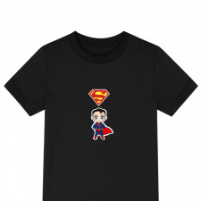 Superman Tee Shirt T-Shirt Short Sleeve - Superman Chibi Art