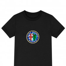Alfa Romeo Tee Shirt T-Shirt Short Sleeve - Alfa Romeo Logo 1948-1950
