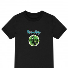 Rick And Morty Tee Shirt T-Shirt Short Sleeve - Rick And Morty Fandom Realm Poster