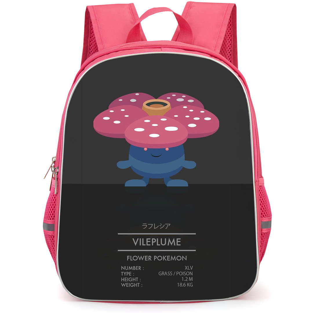 Pokemon Vileplume Backpack StudentPack - Vileplume Flower Pokemon