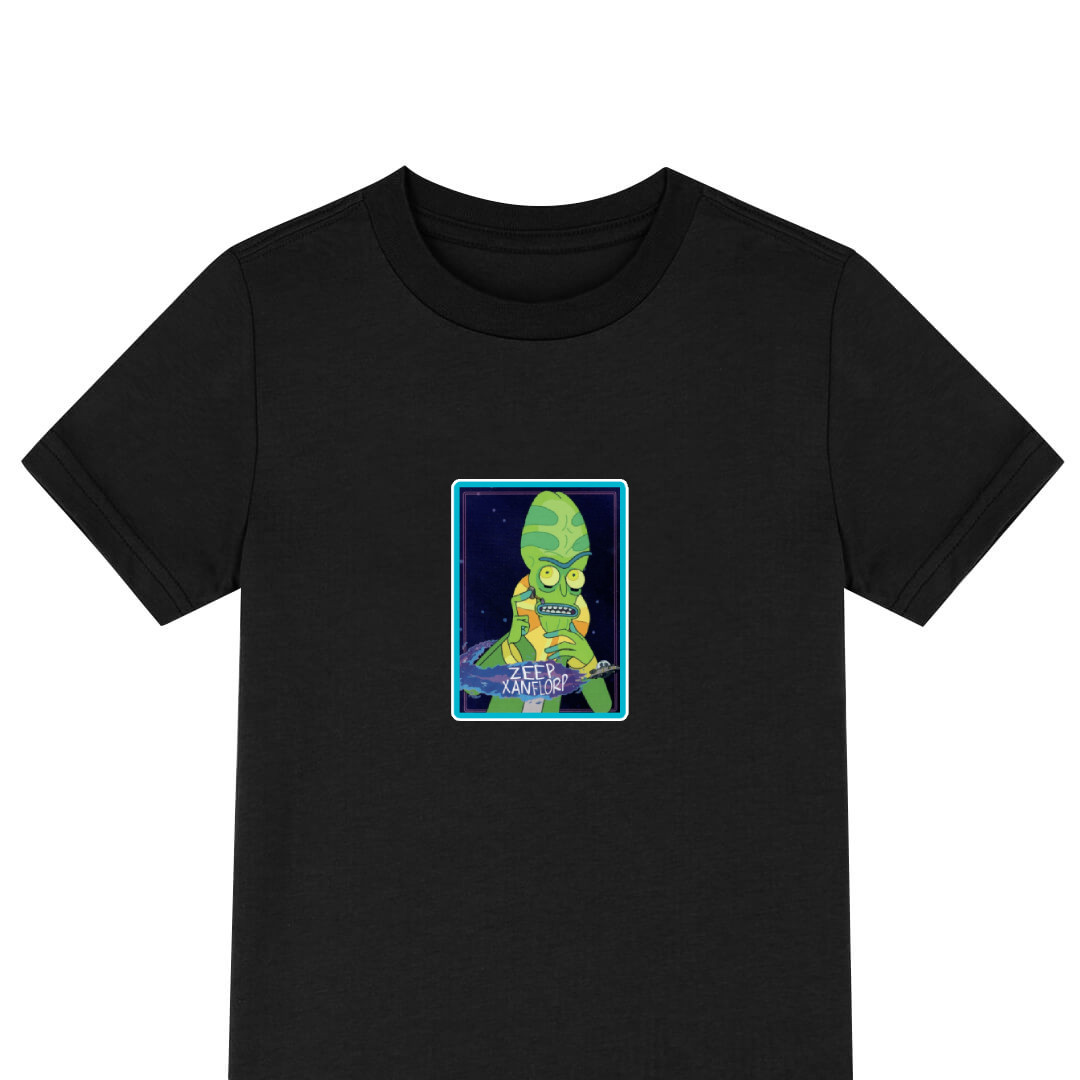 Rick And Morty Zeep Xanflorp Tee Shirt T-Shirt Short Sleeve - Zeep Xanflorp 2019 Cryptozoic Rick