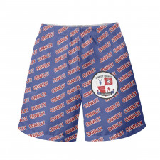 Crawley Town FC Beach Shorts Swim Pants Swimming Trunks - Crawley Football Club Medley Monogram Wordmark