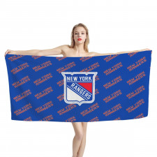 NHL New York Rangers Bath Beach Towel - New York Rangers Medley Monogram Wordmark