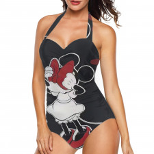 Kate Spade Tankini Halter One Piece Women's Swimsuit - Kate Spade Minnie Mouse Bow Resin Poster
