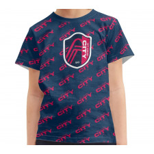MLS St. Louis City SC Tee T-Shirt - St. Louis City Soccer Club Medley Monogram Wordmark