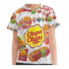 Chupa Chups Tee T-Shirt - Chupa Chups Mania Collage Logo
