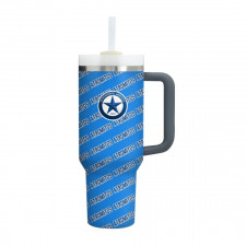 Atromitos FC Quencher H2.0 FlowState Stanley Tumbler 40oz 1.18L - Atromitos Football Club Medley Monogram Wordmark
