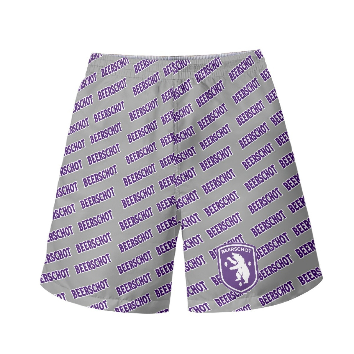 K Beerschot VA Beach Shorts Swim Pants Swimming Trunks - Beerschot Football Club Medley Monogram Wordmark