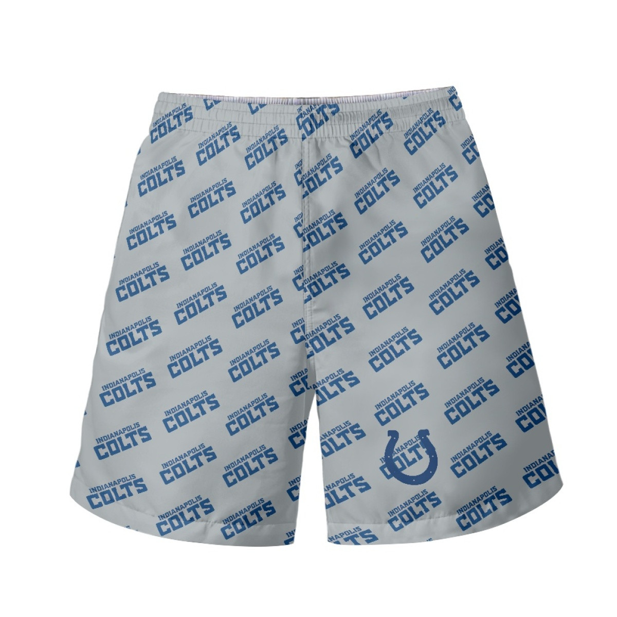 NFL Indianapolis Colts Beach Shorts Swim Pants Swimming Trunks - Indianapolis Colts Medley Monogram Wordmark
