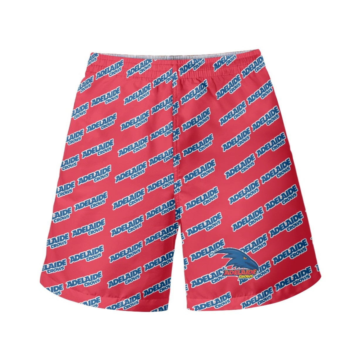 Adelaide Crows Football Club Beach Shorts Swim Pants Swimming Trunks - Adelaide Football Club Medley Monogram Wordmark