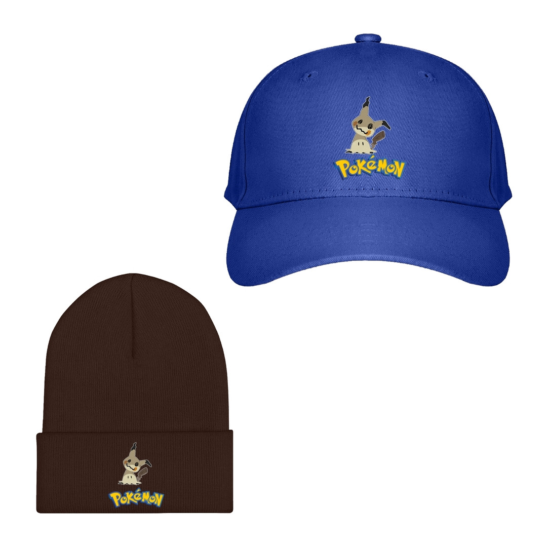 Pokemon Mimikyu Baseball Cap Beanie Hat - Mimikyu Character Series Art