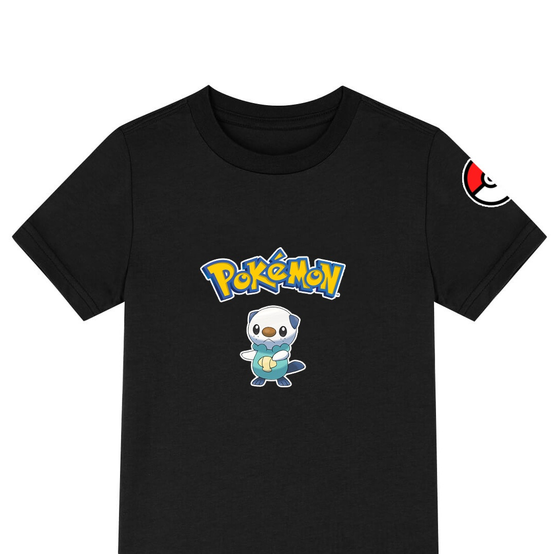 Pokemon Oshawott Tee Shirt T-Shirt Short Sleeve - Oshawott Character Series Art