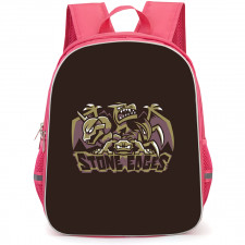 Pokemon Backpack StudentPack - Pokemon Stone Edges Logo Brown Background