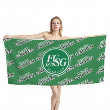 FC ST Gallen Bath Beach Towel - Gallen Football Club Medley Monogram Wordmark