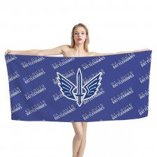 XFL St. Louis Battlehawks Bath Beach Towel - St. Louis Battlehawks Medley Monogram Wordmark