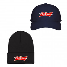 Budweiser Baseball Cap Beanie Hat - Budweiser Logo 1999-2011