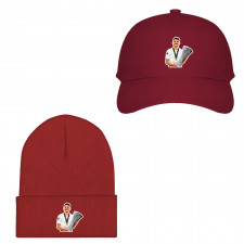 Declan Rice Baseball Cap Beanie Hat - Declan Rice Westham United Holding Trophy Minimalist Art