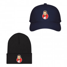 Hary Kane Baseball Cap Beanie Hat - Hary Kane FC Bayern Munich Cartoon Caricature Sticker