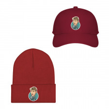 Rasmus Hojlund Baseball Cap Beanie Hat - Rasmus Hojlund Manchester United Cartoon Caricature Sticker