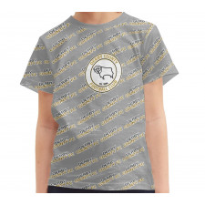 Derby County FC Tee T-Shirt - Derby Football Club Medley Monogram Wordmark