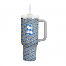 Birmingham City FC Quencher H2.0 FlowState Stanley Tumbler 40oz 1.18L - Birmingham Football Club Medley Monogram Wordmark
