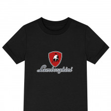 Lamborghini Tee Shirt T-Shirt Short Sleeve - Lamborghini Logo 1963-1972