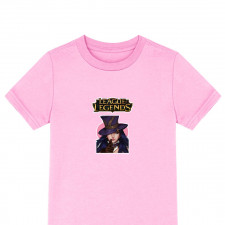 League of Legends Caitlyn Tee Shirt T-Shirt Short Sleeve - Caitlyn Portrait Illustration