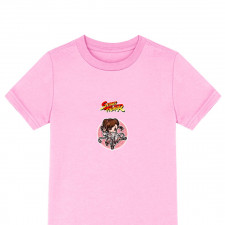 Street Fighter Chun-Li Tee Shirt T-Shirt Short Sleeve - Chun-Li Icon Sticker Art