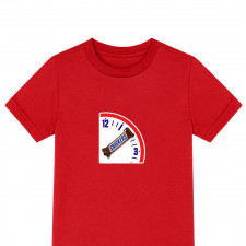 Snickers Tee Shirt T-Shirt Short Sleeve - Snickers Still Running An Hour Late Poster