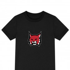 Rhodes College Lynx Tee Shirt T-Shirt Short Sleeve - Rhodes College Lynx College Football Team Single Logo