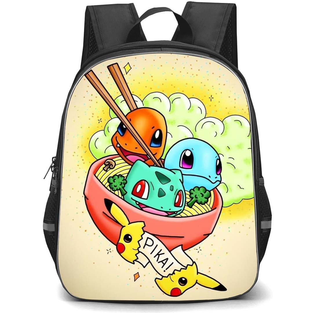 Pokemon Backpack StudentPack - Pokemon In A Bowl Of Noodles