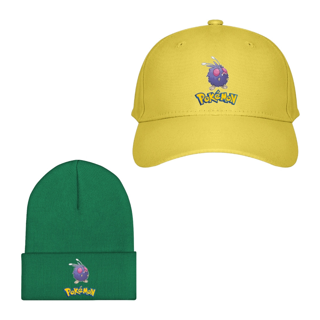 Pokemon Venonat Baseball Cap Beanie Hat - Venonat Character Series Art